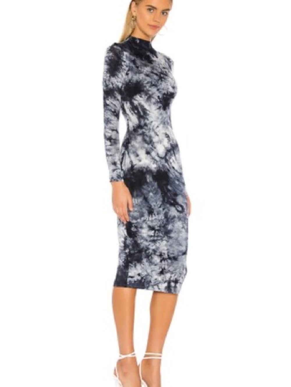 Lovers + Friends ivanna tie Dye Long Sleeve Midi Dress